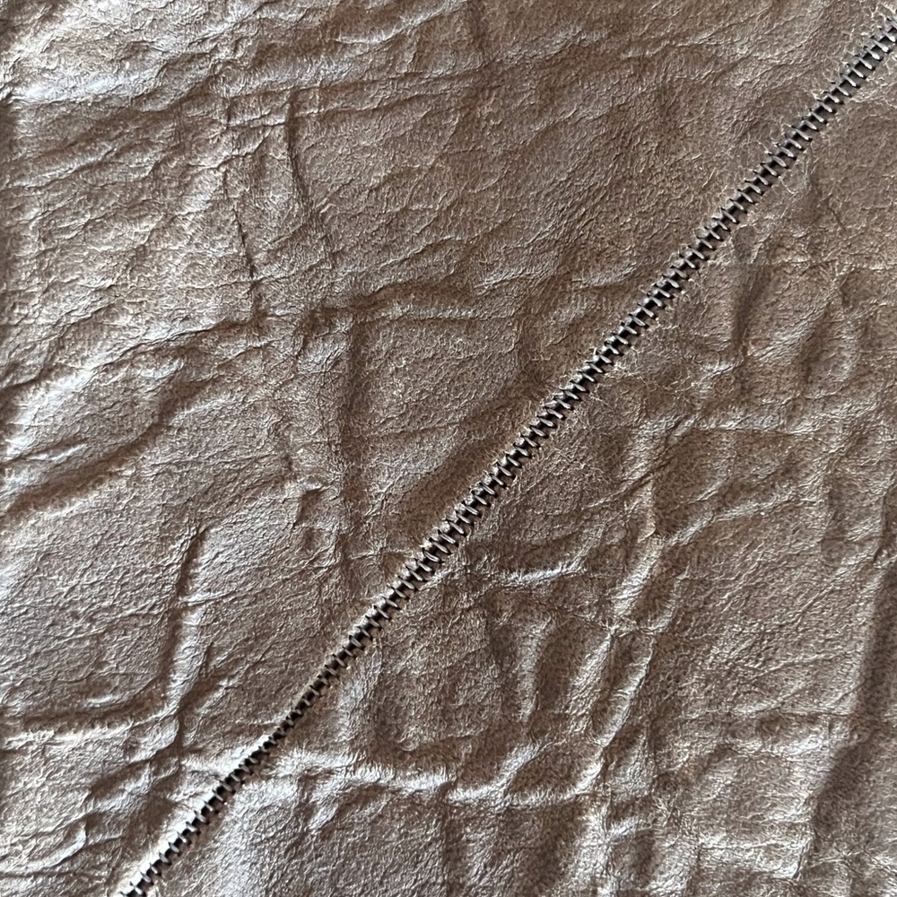 Rick Owens Gray Textured Bomber Jacket - Picture 3 of 9
